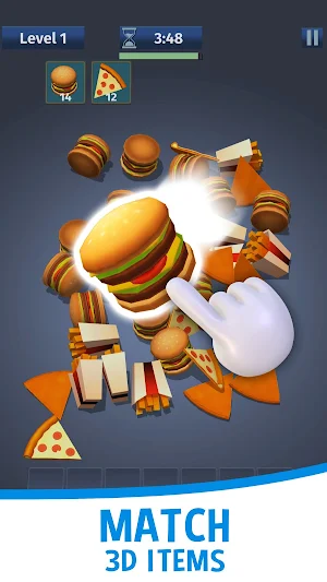 Tasty Match 3D Restaurant Game Screenshot 0
