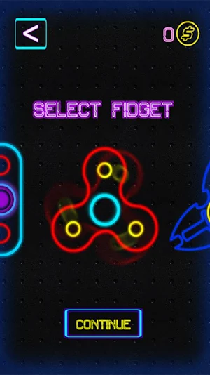 Fidget Spinner: Play with Neon Spinners Screenshot 1