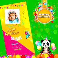 Birthday invitation card maker