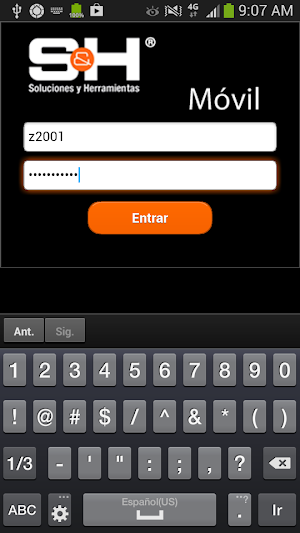 SyH Móvil Screenshot 2