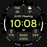 TACT TWO: Wear OS Watch face