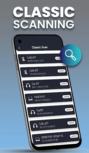 Bluetooth auto connect – BT scanner & pair device Screenshot 1