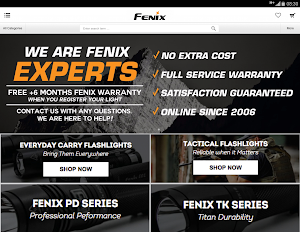 Fenix Store - LED Flashlights Screenshot 3