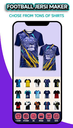 Football jersey maker-Designer Screenshot 2