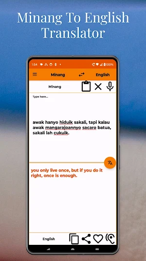 Minang To English Translator Screenshot 1