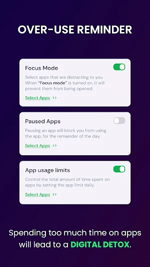 App Detox & Digital Wellbeing Screenshot 2