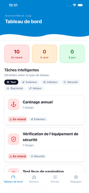 Boat Maintenance Screenshot 1