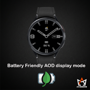 AN012-A Analog Watch Face Screenshot 0