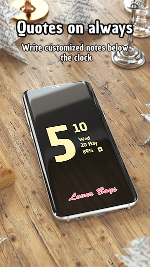 Night Clock Display with Alarm Screenshot 3