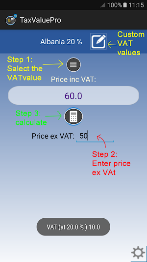 Worldwide VAT Calculator Screenshot 0