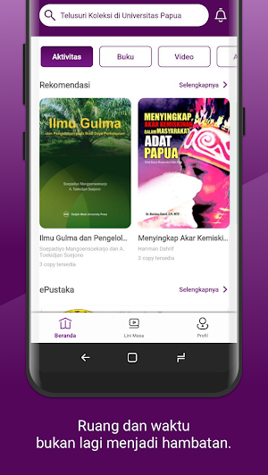 UNIPA Digital Library Screenshot 2