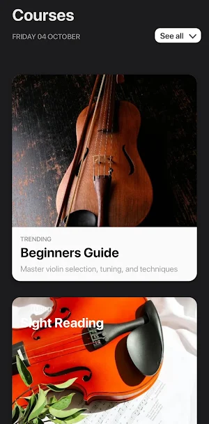Violin Lessons for Beginners Screenshot 0