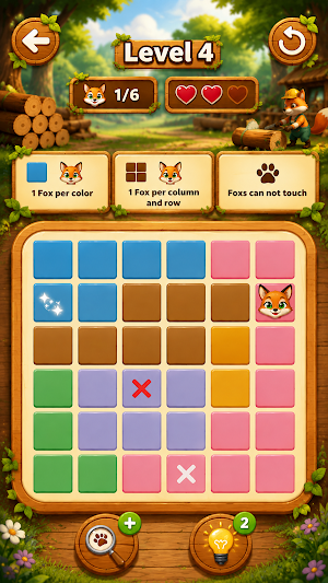 Foxdoku: Sudoku Logic Puzzle Screenshot 2
