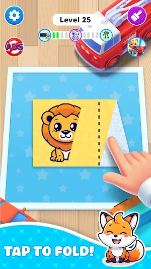 Fun Paper Fold: Folding Game Screenshot 1