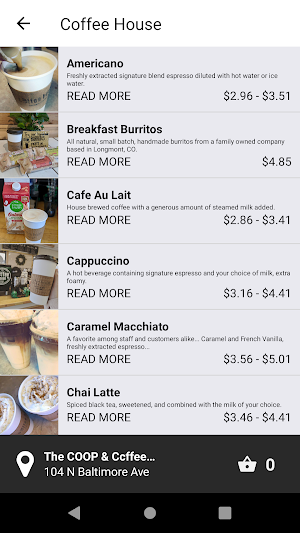 The COOP & Coffee House KS Screenshot 2