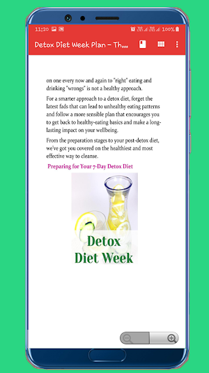 Detox Diet Week Plan Screenshot 2