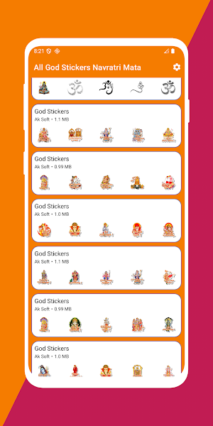 All God Stickers Navratri Mata Screenshot 2