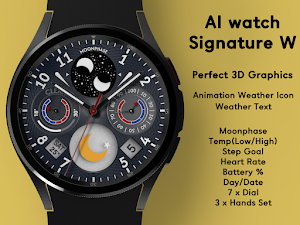 AWD SIGNATURE W watchface Screenshot 0