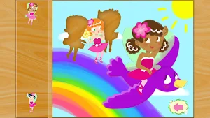 Fairy Ballerina Puzzles Golden Screenshot 0