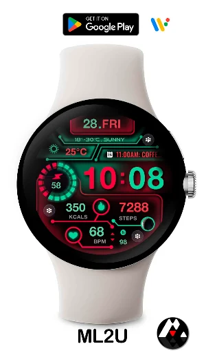 ML2U 217 Watch Face Screenshot 2