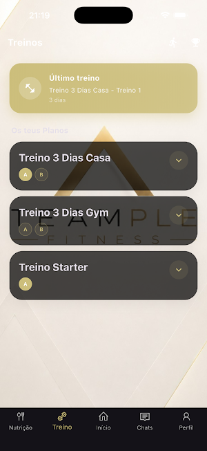 TEAMPLE FITNESS Screenshot 1