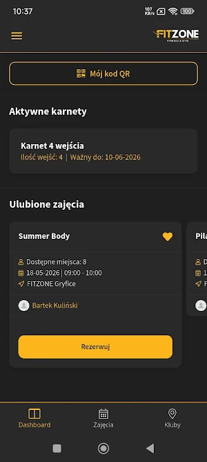 FitZone Fitness & Gym Screenshot 2