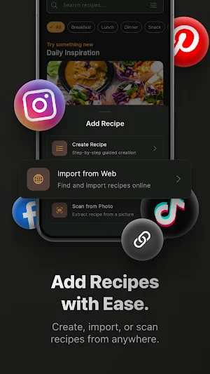 Meally: Meal Planner & Recipes Screenshot 1