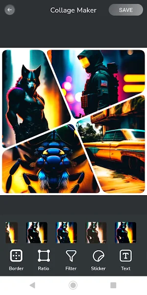DownAi: Editor. college maker Screenshot 2
