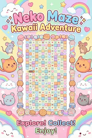 Neko Maze Kawaii Adventure Screenshot 0