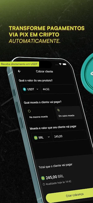 4Pay: P2P Cripto e Pagamentos Screenshot 3