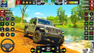 Offroad Jeep Parking Games Screenshot 0