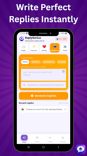 AI Reply Writer - ReplyGenius Screenshot 3