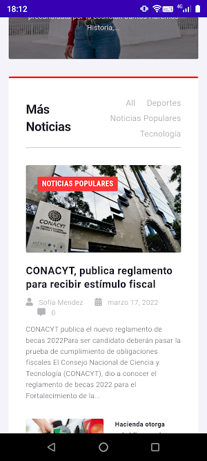 Grupo Sexenio Screenshot 1