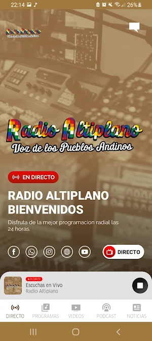 Radio Altiplano Screenshot 1