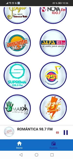 Nica Radios Screenshot 3