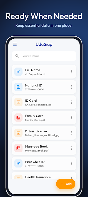 UdaSiap – Document Wallet Screenshot 0