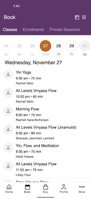 Satsang Yoga Studio Screenshot 1