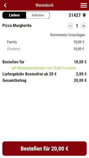 Pizzaland Bergisch Gladbach Screenshot 1