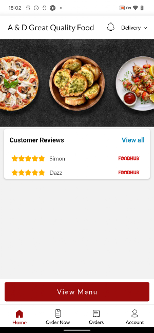A and D Great Quality Food Screenshot 1