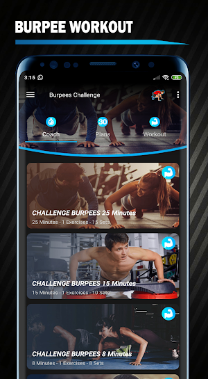 Burpee Workout : 30 Day Burpees Challenge PRO Screenshot 0