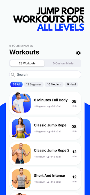 30 Day Jump Rope Challenge App Screenshot 1
