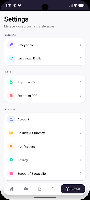 Apical Wallet Screenshot 3