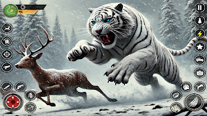 Snow Tiger Family Simulator 3D Screenshot 1