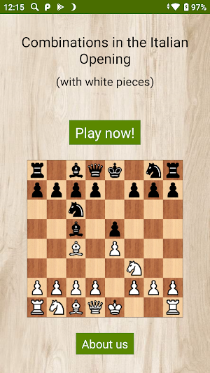 Italian Opening with white pieces (free) Screenshot 0