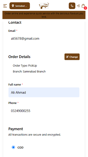 Bay Food Screenshot 2