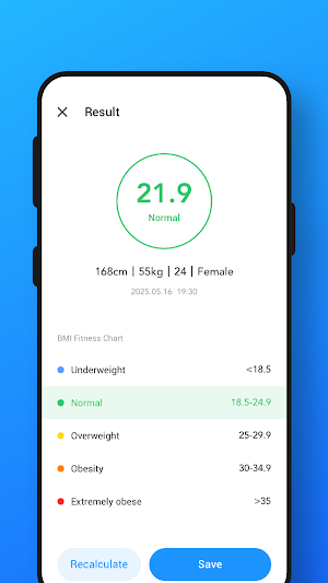 My BMI Calc Screenshot 1