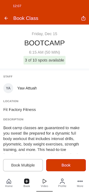 Fit Factory Fitness Screenshot 2