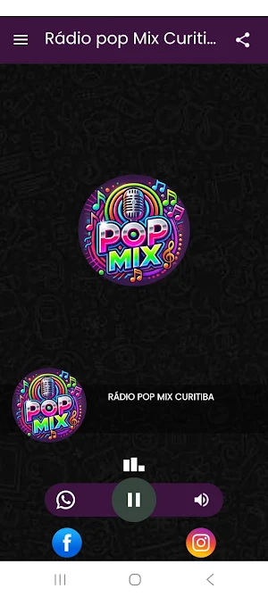 Rádio Pop Mix Curitiba Screenshot 0