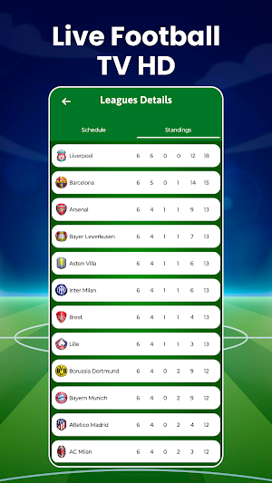 Live Football TV HD Streaming Screenshot 2