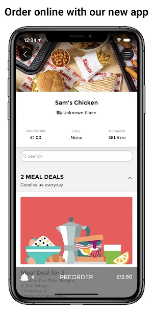 Sam's Chicken UK Screenshot 1